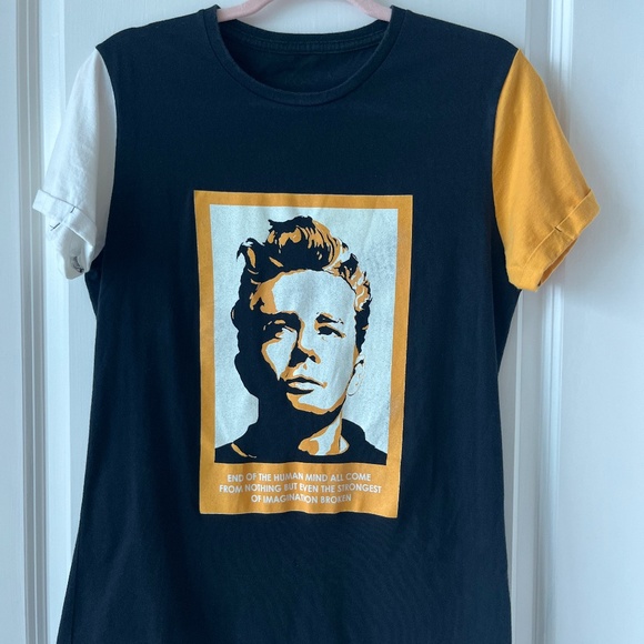 KOAJ Graphic Colorblock T-Shirt - Picture 1 of 7